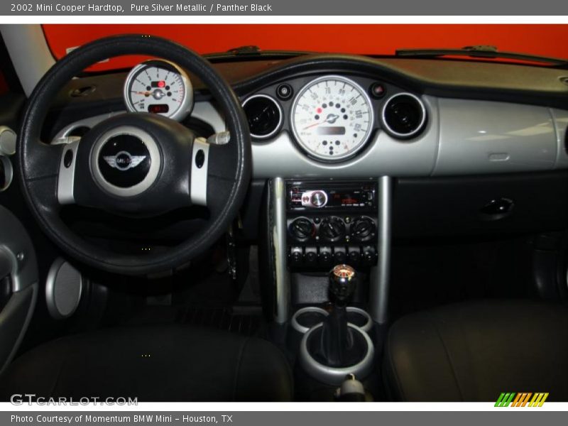 Pure Silver Metallic / Panther Black 2002 Mini Cooper Hardtop