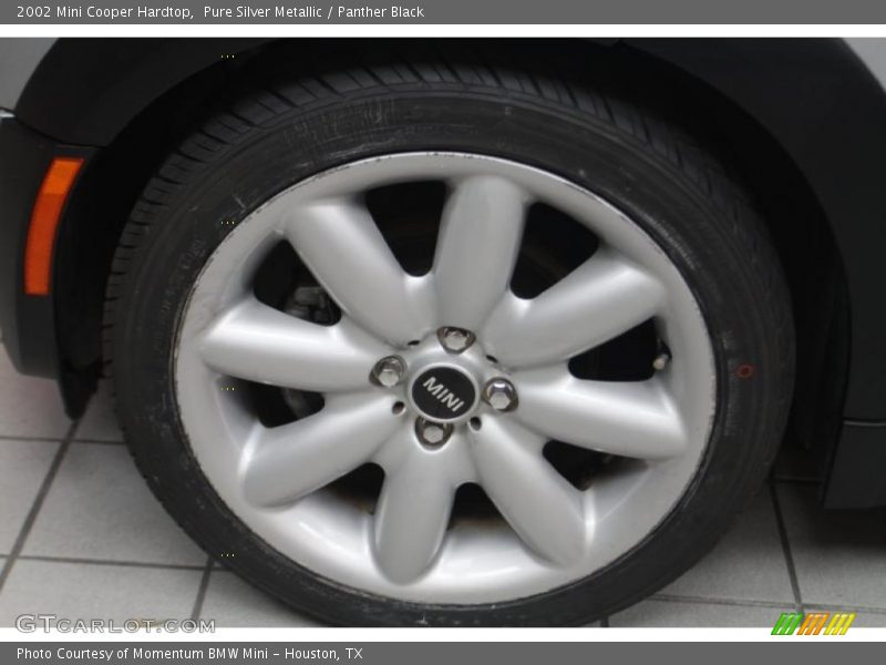 Pure Silver Metallic / Panther Black 2002 Mini Cooper Hardtop