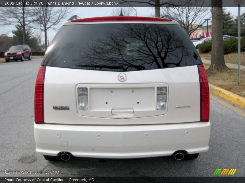 White Diamond Tri-Coat / Ebony/Ebony 2009 Cadillac SRX V8