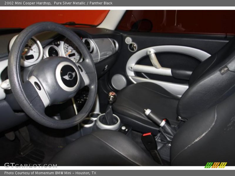 Pure Silver Metallic / Panther Black 2002 Mini Cooper Hardtop