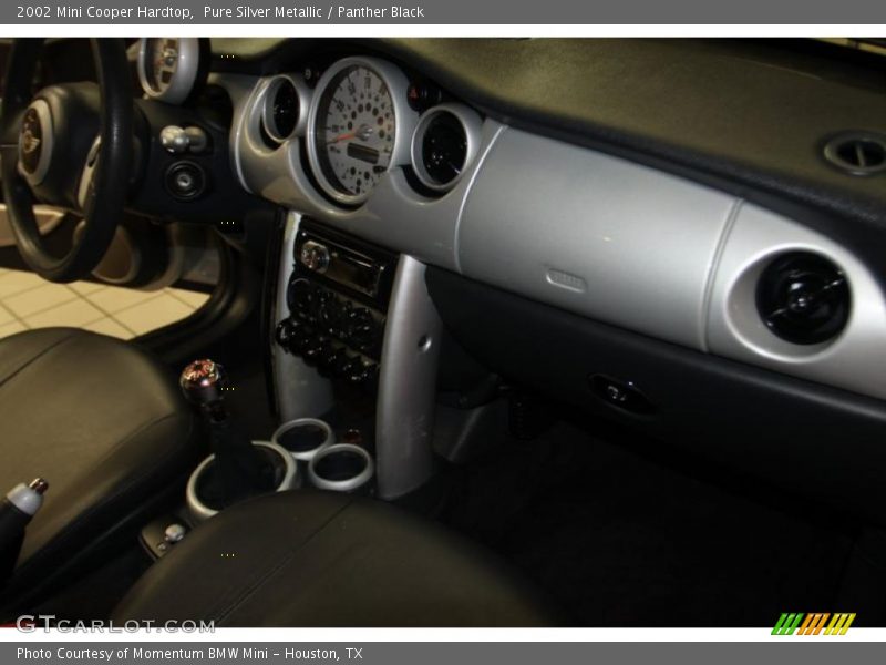 Pure Silver Metallic / Panther Black 2002 Mini Cooper Hardtop