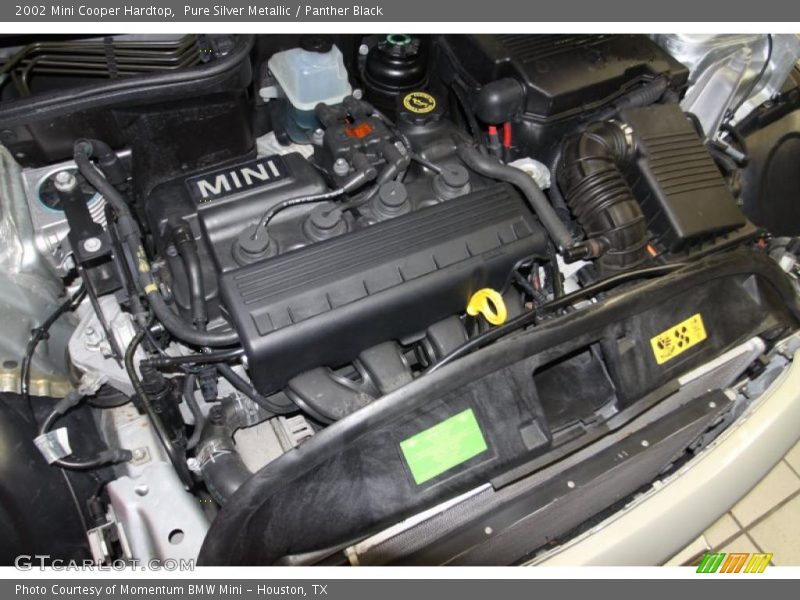 Pure Silver Metallic / Panther Black 2002 Mini Cooper Hardtop