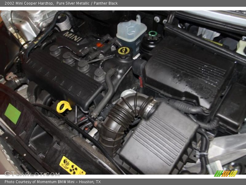 Pure Silver Metallic / Panther Black 2002 Mini Cooper Hardtop