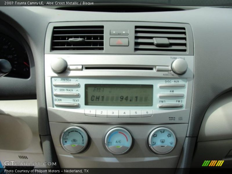 Aloe Green Metallic / Bisque 2007 Toyota Camry LE