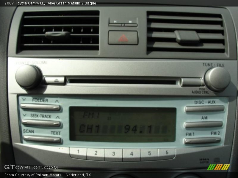 Aloe Green Metallic / Bisque 2007 Toyota Camry LE