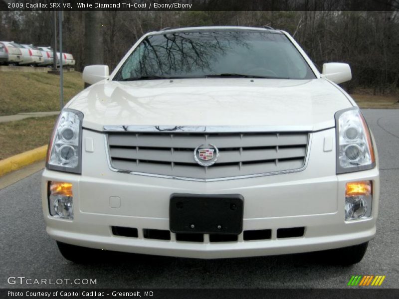 White Diamond Tri-Coat / Ebony/Ebony 2009 Cadillac SRX V8
