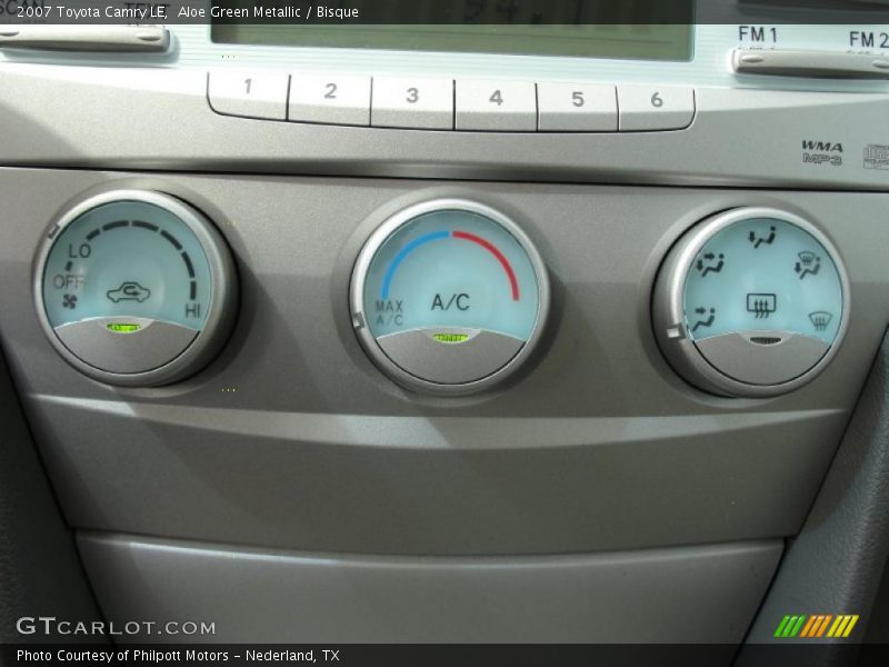 Aloe Green Metallic / Bisque 2007 Toyota Camry LE