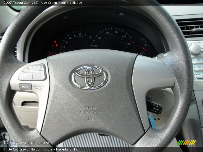 Aloe Green Metallic / Bisque 2007 Toyota Camry LE