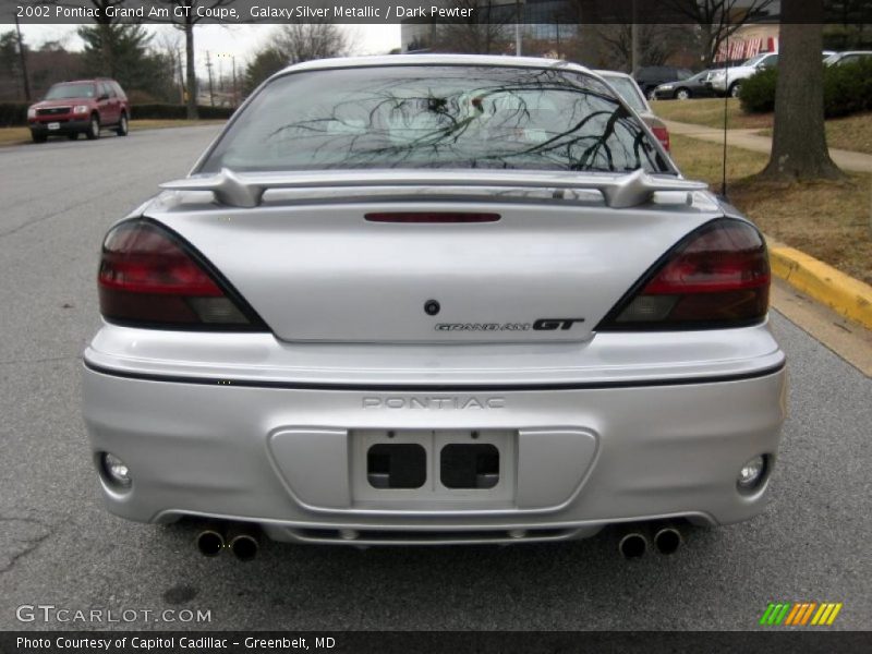 Galaxy Silver Metallic / Dark Pewter 2002 Pontiac Grand Am GT Coupe