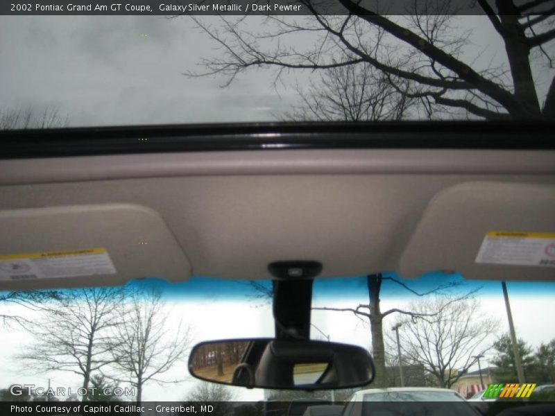 Galaxy Silver Metallic / Dark Pewter 2002 Pontiac Grand Am GT Coupe