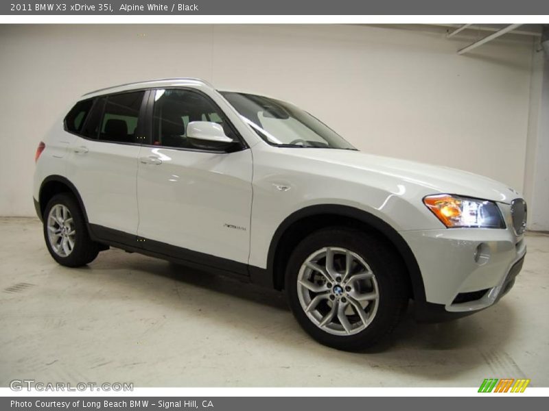 Alpine White / Black 2011 BMW X3 xDrive 35i
