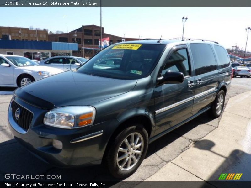 Slatestone Metallic / Gray 2005 Buick Terraza CX