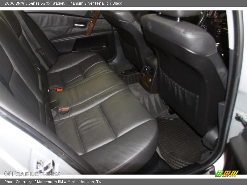 Titanium Silver Metallic / Black 2006 BMW 5 Series 530xi Wagon