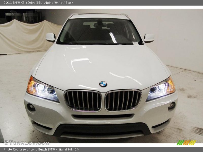 Alpine White / Black 2011 BMW X3 xDrive 35i