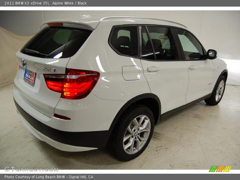 Alpine White / Black 2011 BMW X3 xDrive 35i