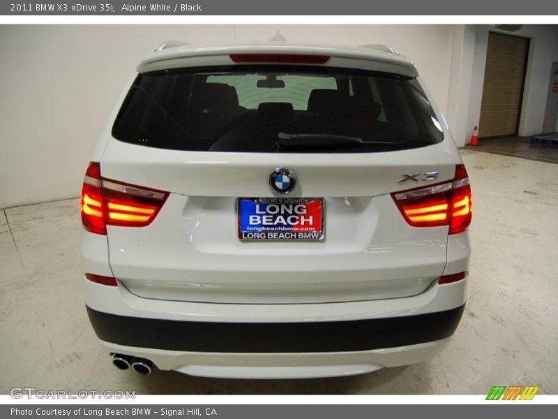 Alpine White / Black 2011 BMW X3 xDrive 35i