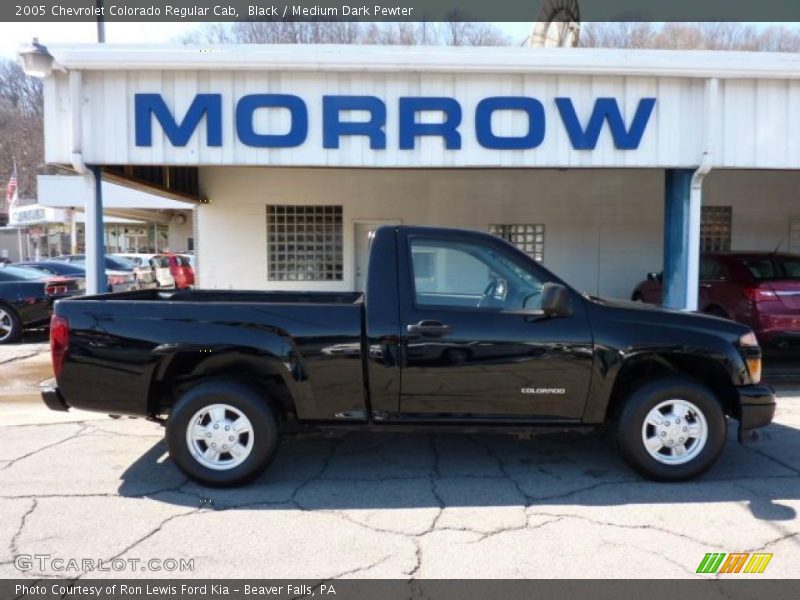 Black / Medium Dark Pewter 2005 Chevrolet Colorado Regular Cab