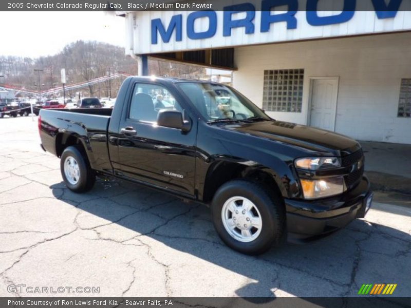 Black / Medium Dark Pewter 2005 Chevrolet Colorado Regular Cab