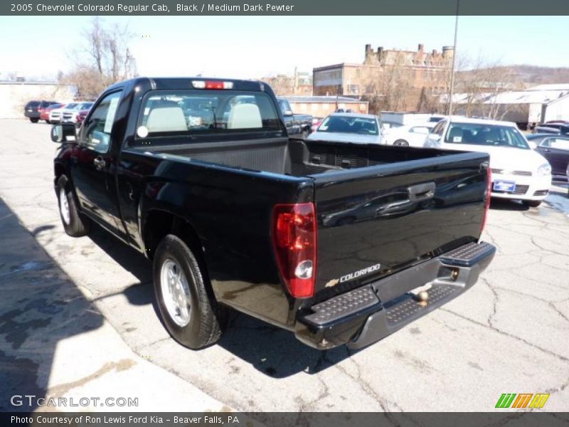 Black / Medium Dark Pewter 2005 Chevrolet Colorado Regular Cab