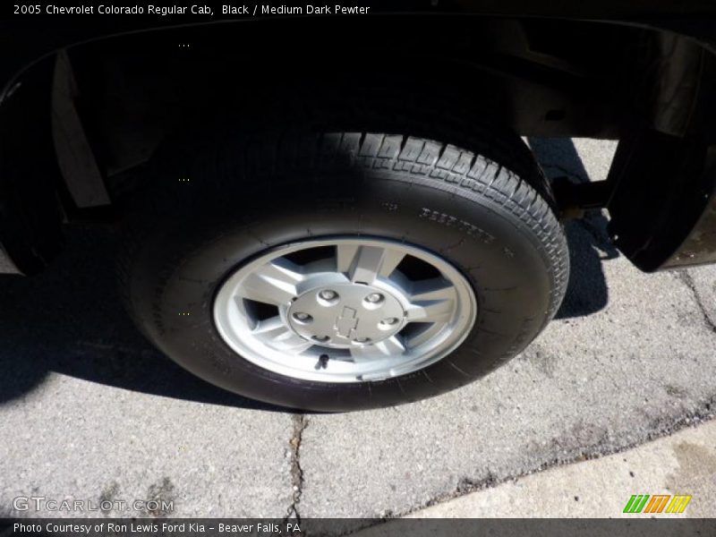 Black / Medium Dark Pewter 2005 Chevrolet Colorado Regular Cab