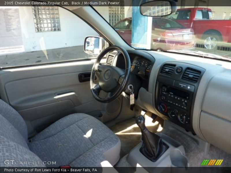 Black / Medium Dark Pewter 2005 Chevrolet Colorado Regular Cab