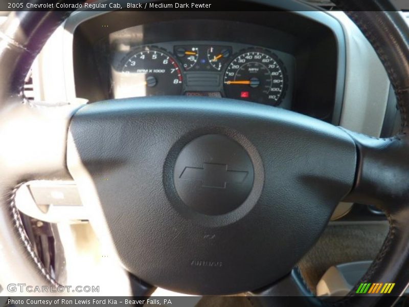 Black / Medium Dark Pewter 2005 Chevrolet Colorado Regular Cab