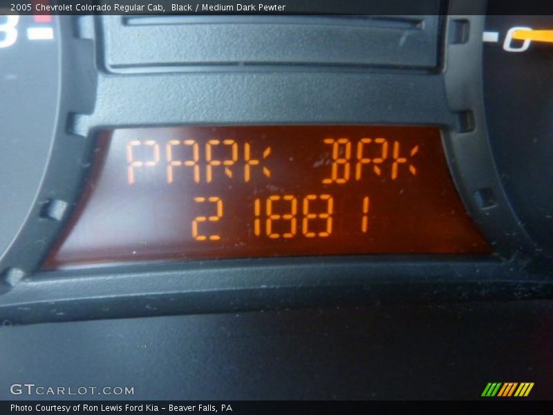 Black / Medium Dark Pewter 2005 Chevrolet Colorado Regular Cab