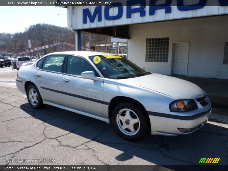 Galaxy Silver Metallic / Medium Gray 2001 Chevrolet Impala LS