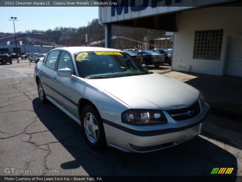 Galaxy Silver Metallic / Medium Gray 2001 Chevrolet Impala LS