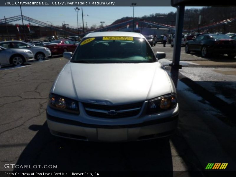 Galaxy Silver Metallic / Medium Gray 2001 Chevrolet Impala LS