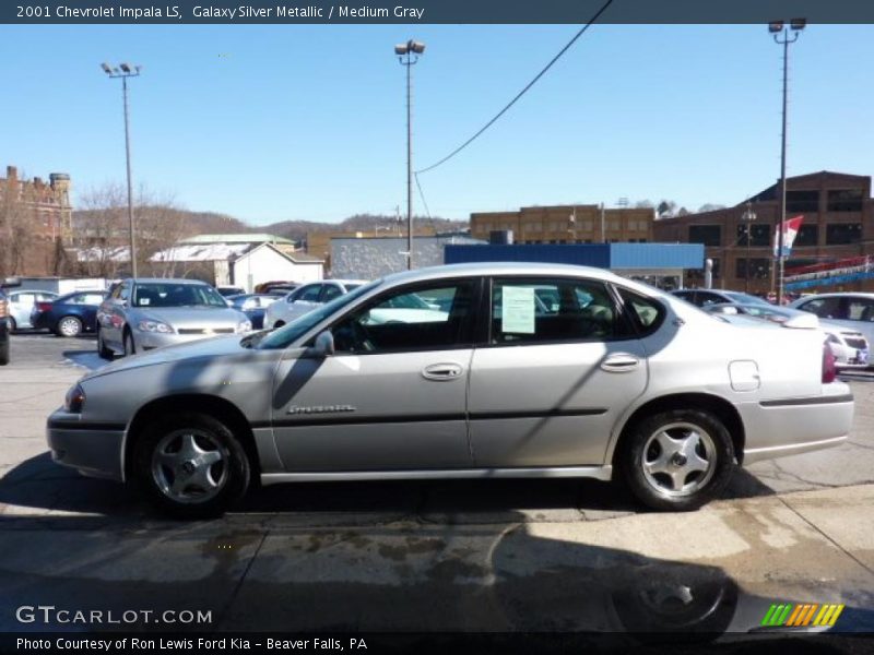 Galaxy Silver Metallic / Medium Gray 2001 Chevrolet Impala LS