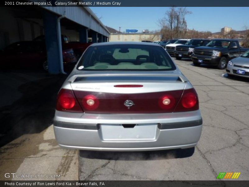 Galaxy Silver Metallic / Medium Gray 2001 Chevrolet Impala LS