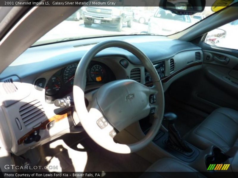 Galaxy Silver Metallic / Medium Gray 2001 Chevrolet Impala LS