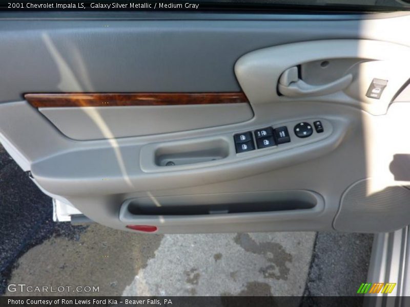 Galaxy Silver Metallic / Medium Gray 2001 Chevrolet Impala LS