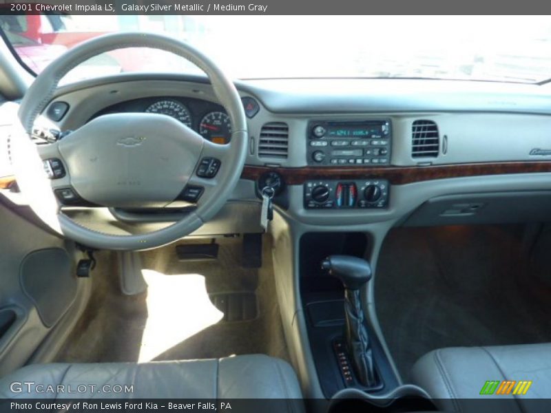 Galaxy Silver Metallic / Medium Gray 2001 Chevrolet Impala LS