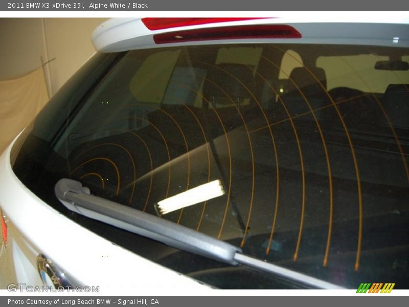Alpine White / Black 2011 BMW X3 xDrive 35i
