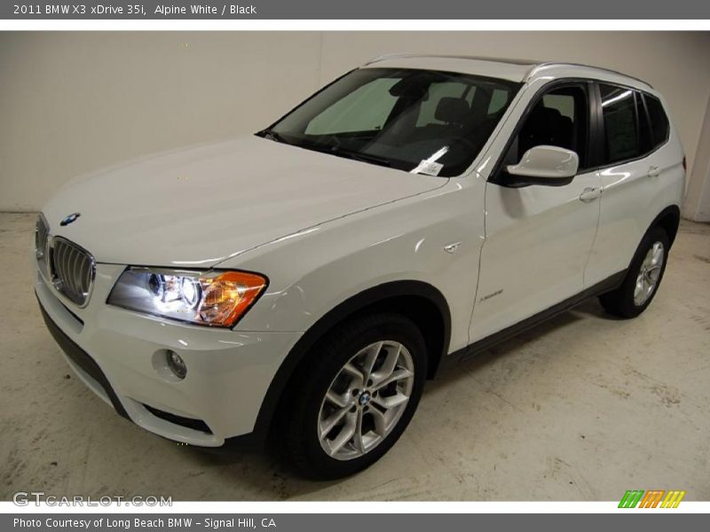 Front 3/4 View of 2011 X3 xDrive 35i
