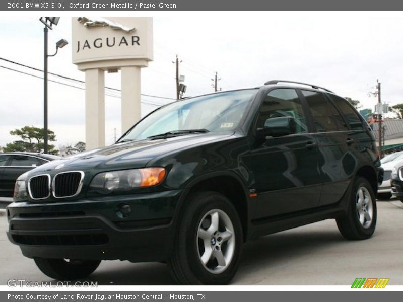 Oxford Green Metallic / Pastel Green 2001 BMW X5 3.0i