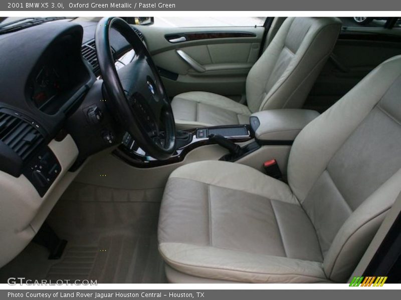 Oxford Green Metallic / Pastel Green 2001 BMW X5 3.0i