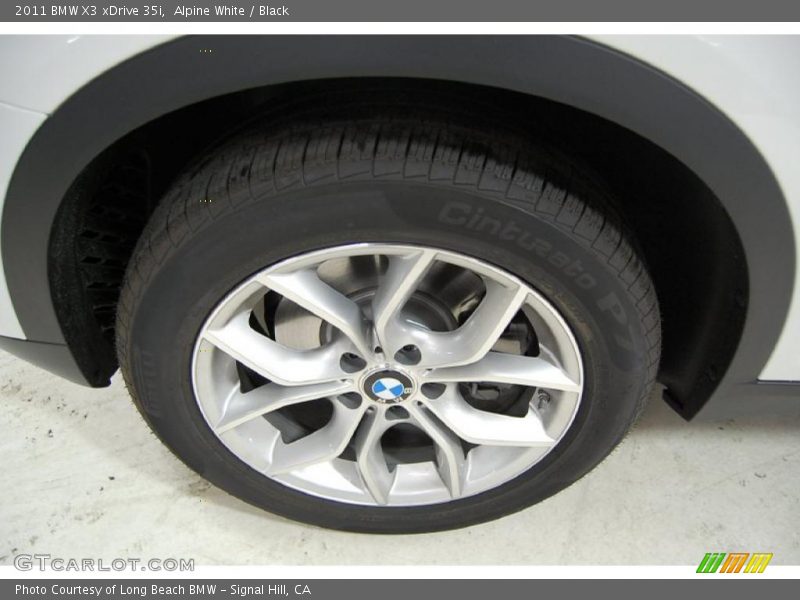 Alpine White / Black 2011 BMW X3 xDrive 35i