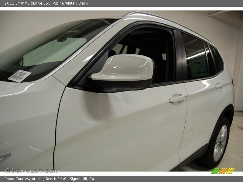Alpine White / Black 2011 BMW X3 xDrive 35i