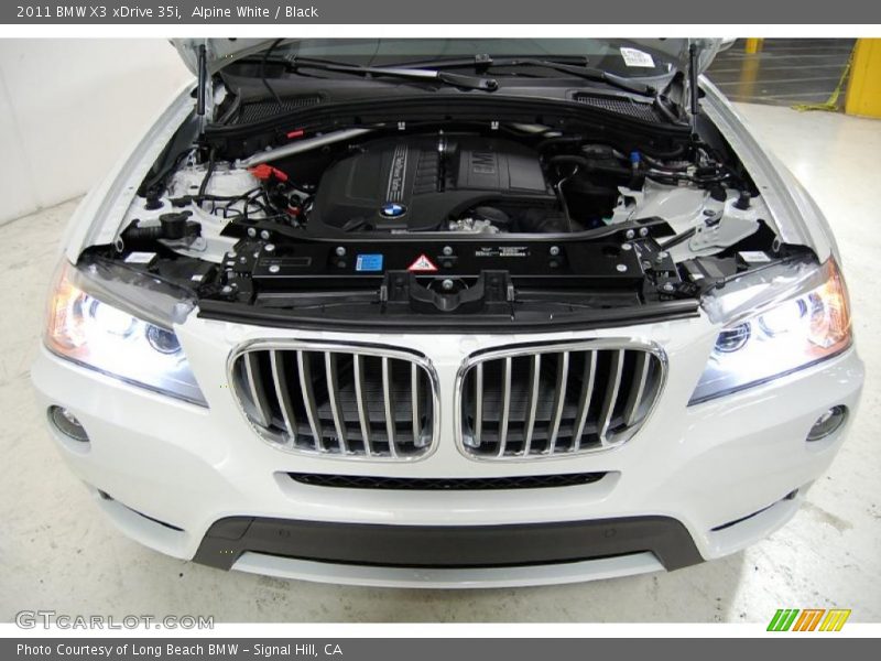 Alpine White / Black 2011 BMW X3 xDrive 35i