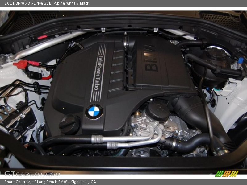  2011 X3 xDrive 35i Engine - 3.0 Liter Turbocharged DOHC 24-Valve VVT Inline 6 Cylinder