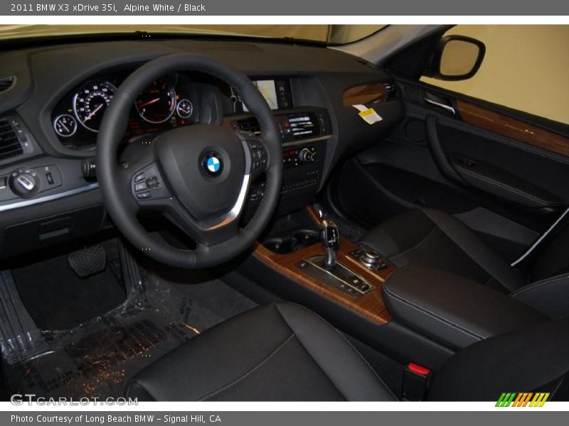 Alpine White / Black 2011 BMW X3 xDrive 35i