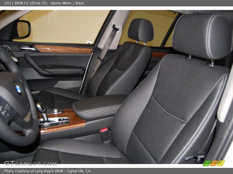 Alpine White / Black 2011 BMW X3 xDrive 35i