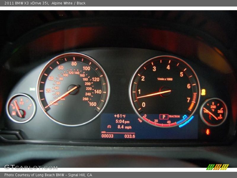  2011 X3 xDrive 35i xDrive 35i Gauges