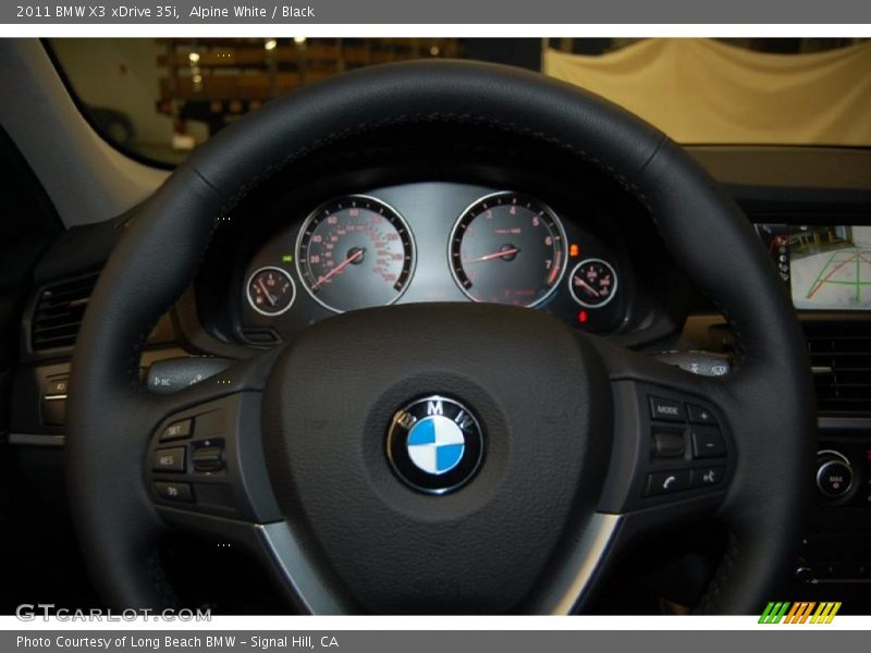 Alpine White / Black 2011 BMW X3 xDrive 35i
