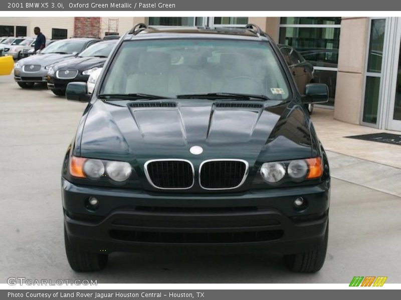Oxford Green Metallic / Pastel Green 2001 BMW X5 3.0i