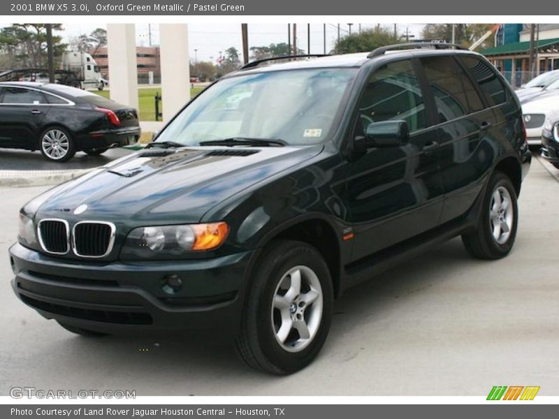 Oxford Green Metallic / Pastel Green 2001 BMW X5 3.0i