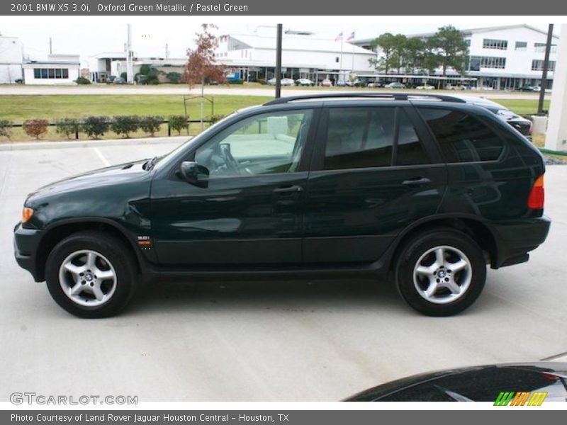 Oxford Green Metallic / Pastel Green 2001 BMW X5 3.0i